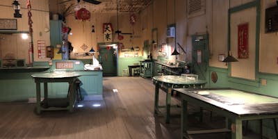 Inside the gambling house.