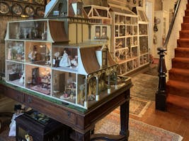 Dolls houses in the hall.