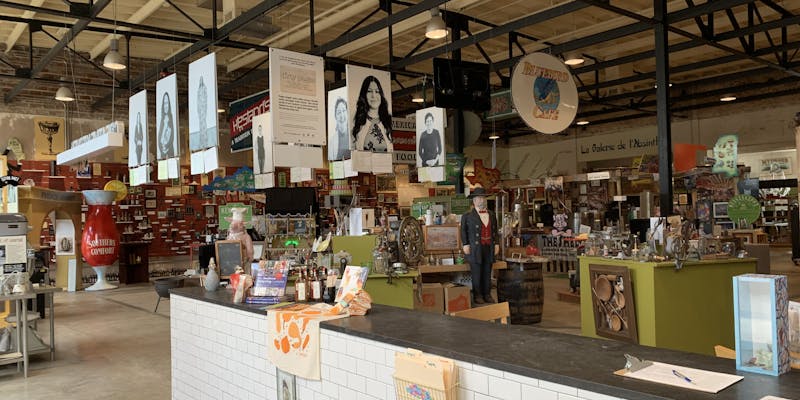Inside the Southern Food and Beverage Museum.