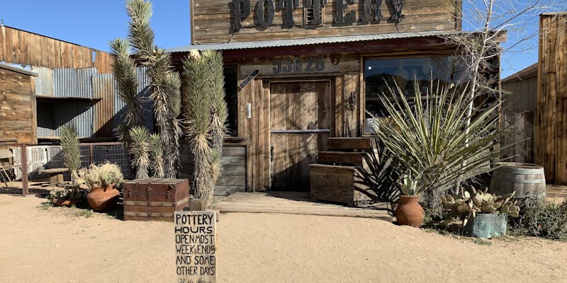 Pottery shop on Main Street.
