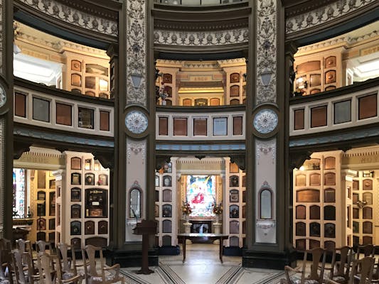 Inside the Columbarium.