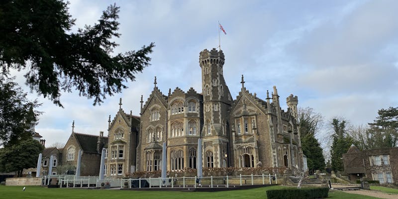 Outside of Oakley Court.